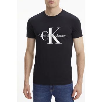 Tricou slim-fit cu imprimeu logo