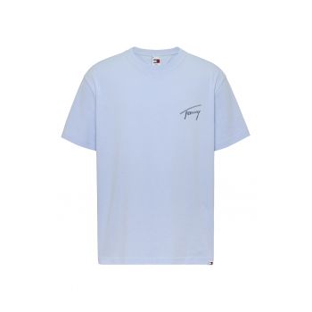 Tricou cu decolteu la baza gatului Signature