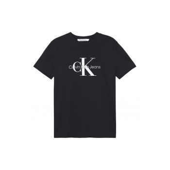 Tricou cu logo contrastant