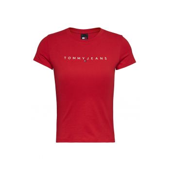 Tricou slim fit de bumbac organic