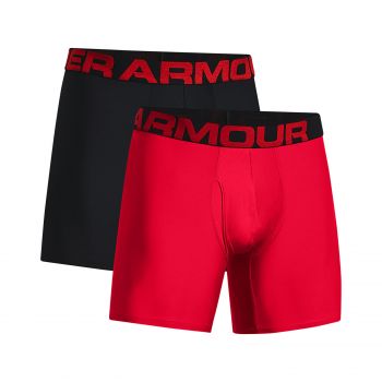 Under Armour Tech 6In 2 Pack Red de firma originali