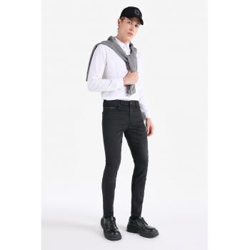 Blugi skinny cu talie joasa