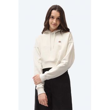 Dickies bluză femei, culoarea bej, cu glugă, uni DK0A4XJTECR-cream de firma original