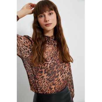 Bluza cu model animal print de firma originala