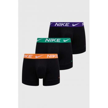 Nike boxeri 3-pack barbati, culoarea violet de firma originali