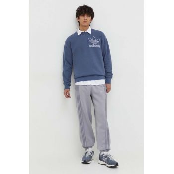 adidas Originals hanorac de bumbac bărbați, cu imprimeu  IR7999