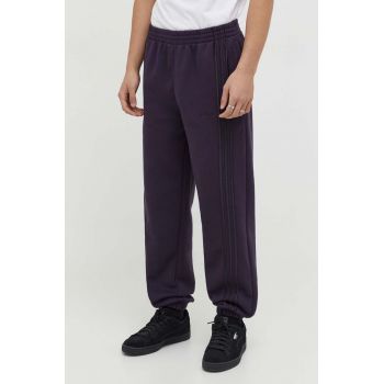 adidas Originals pantaloni de trening culoarea violet, uni IT7447 de firma originali