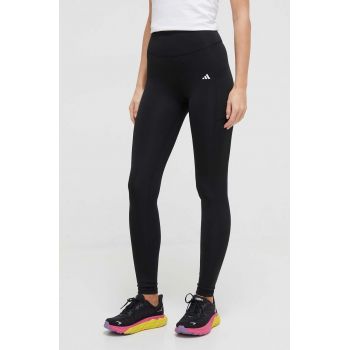 adidas Performance colanți de antrenament Optime culoarea negru, uni IQ2688 la reducere