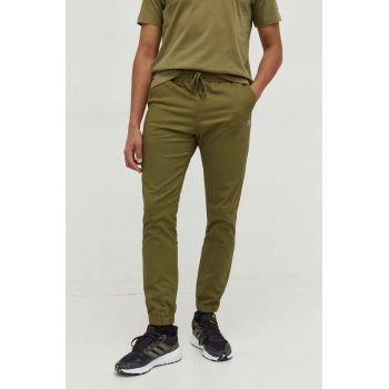 Champion pantaloni barbati, culoarea verde de firma originali