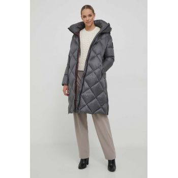 Blauer jachetă de puf de damă, culoarea gri, de iarnă de firma originala