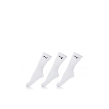 Set de sosete albe lungi Sport - 3 perechi ieftin