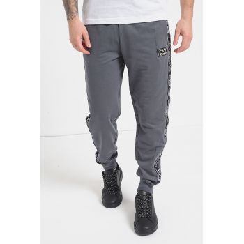 Pantaloni de trening cu benzi logo