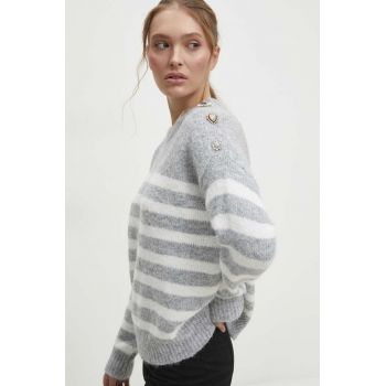 Answear Lab pulover de lana culoarea gri, light de firma original