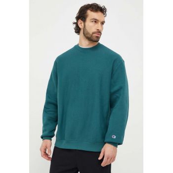 Champion bluza barbati, culoarea verde, neted