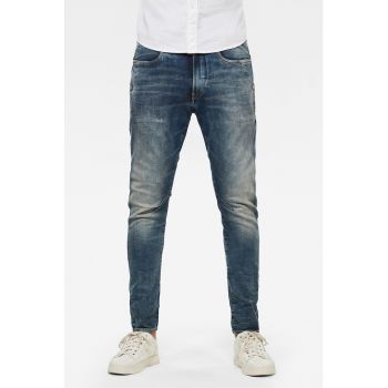 Blugi skinny cu aspect decolorat D-Staq