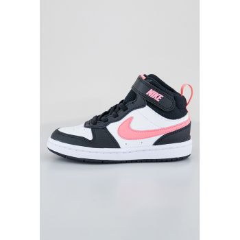 Pantofi sport mid-high cu insertii de piele Court Borough 2