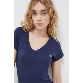 G-Star Raw tricou din bumbac femei, culoarea turcoaz