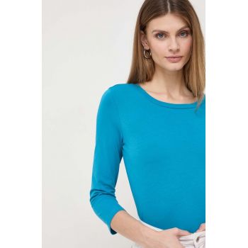 Weekend Max Mara longsleeve femei, culoarea verde