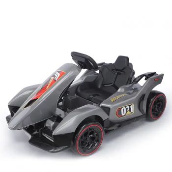 Kart electric pentru copii cu telecomanda Nichiduta Motorsport Grey ieftina
