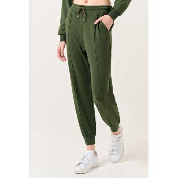 Pantaloni de trening conici din amestec de modal cu snururi