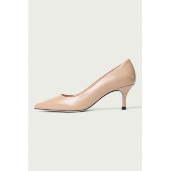 Pantofi de piele intoarsa cu varf ascutit Julie