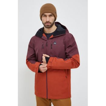 Rip Curl geaca Freerider culoarea bordo de firma originala