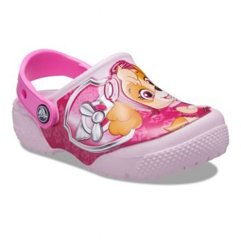 Saboti Crocs Toddler Fun Lab Paw Patrol Patch Clog Roz - Ballerina Pink ieftini