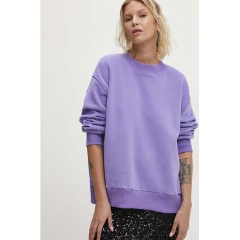 Answear Lab bluza femei, culoarea violet, neted la reducere