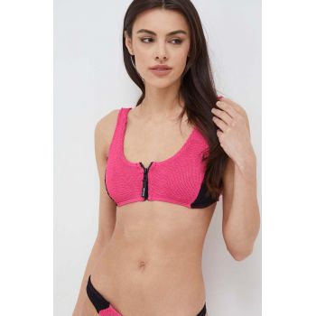 Bond Eye sutien de baie culoarea roz, cupa moale