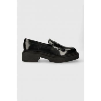 Steve Madden mocasini Charley femei, culoarea negru, cu platforma, SM11002970 Steve Madden mocasini Charley femei, culoarea negru, cu platforma, SM11002970
