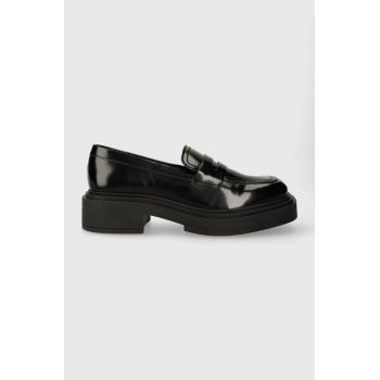 Steve Madden mocasini Charley femei, culoarea negru, cu platforma, SM11002970