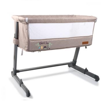 Patut Co-Sleeper Shared Love Beige la reducere