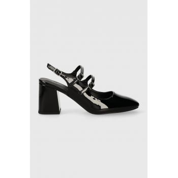 Aldo pumps VIVIANNE culoarea negru, cu toc drept, cu toc deschis de firma originali