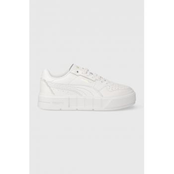 Puma sneakers Cali Court Lth Wns culoarea alb 39380205