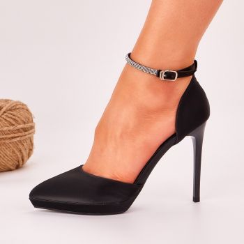 Pantofi Stiletto Dama Negri Cu Toc Aracle ieftini