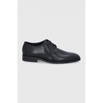 Joop! pantofi de piele barbati, culoarea negru