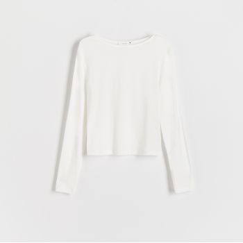 Reserved - Bluză cu mânecă lungă - Ivory