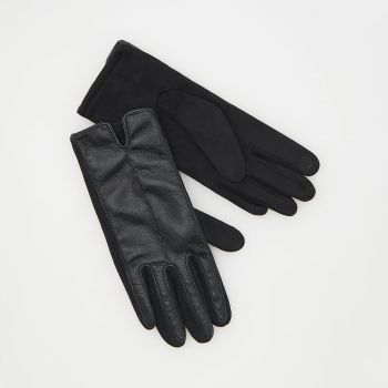 Reserved - Ladies` gloves - Negru