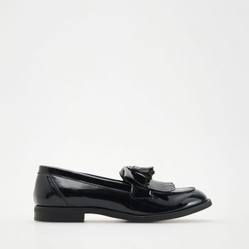 Reserved - Ladies` loafer shoes - Negru
