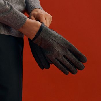 Reserved - Men`s gloves - Negru