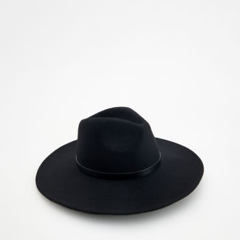 Reserved - Pălărie din lână - Negru