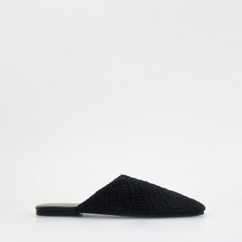 Reserved - Pantofi stil sabot - Negru