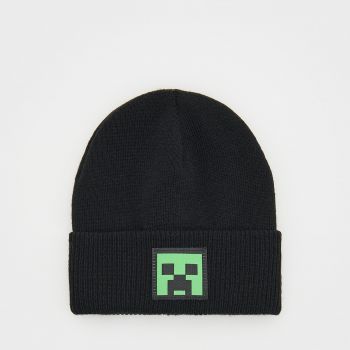 Reserved - Căciulă beanie Minecraft - Negru