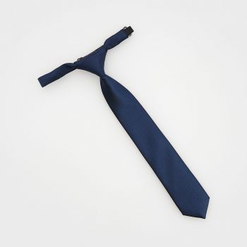 Reserved - Cravată cu închidere cu moș și babă - Albastru