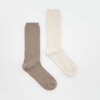 Reserved - Ladies` socks - Gri