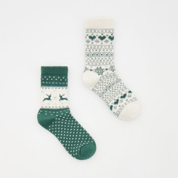 Reserved - Ladies` socks - Verde