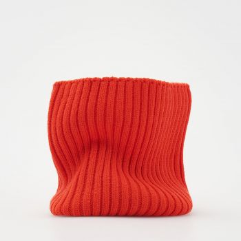 Reserved - Guler din tricot striat cu conținut ridicat de viscoză - Roșu