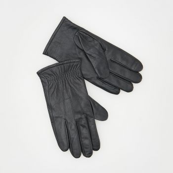 Reserved - Mănuși din piele - Negru