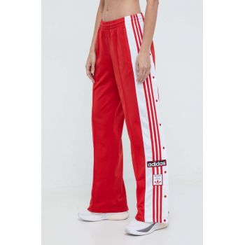 adidas Originals pantaloni de trening Adibreak Pant culoarea roșu, cu model IP0620 ieftin