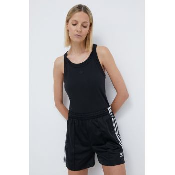 adidas Originals top Premium Essentials Tank top de damă, culoarea negru, II8034